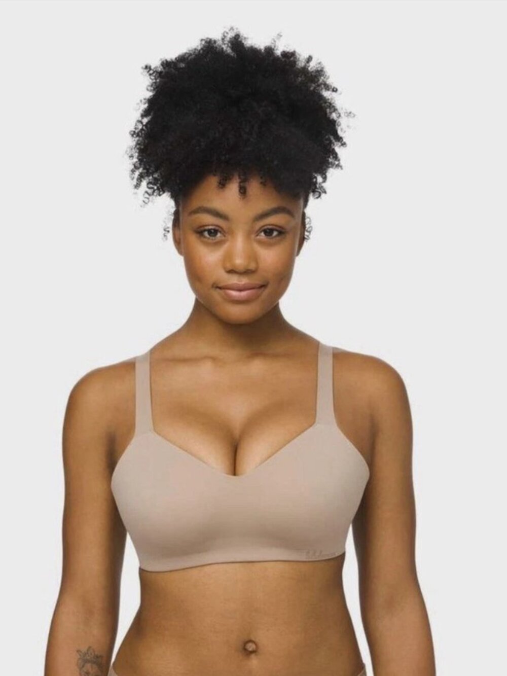 NEW Lululemon Hold True Bra Nude Wireless 34D Soft Sand $78